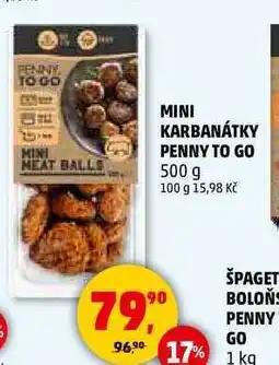 Penny Market MINI KARBANÁTKY PENNY TO GO, 500 g nabídka