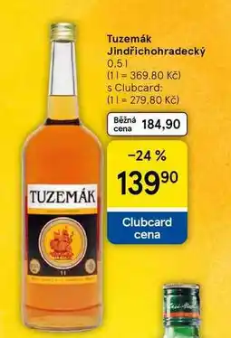 Tesco Tuzemák Jindřichohradecký, 0,5 l nabídka