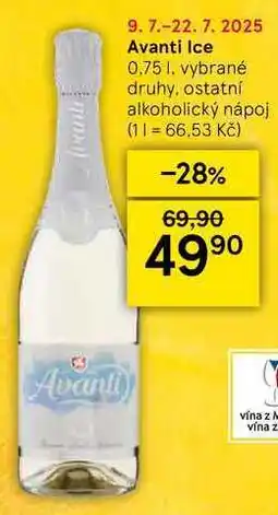 Tesco Avanti Ice, 0.75 l nabídka