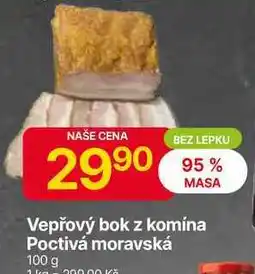 Hruška Vepřový bok z komína Poctivá moravská 100 g nabídka
