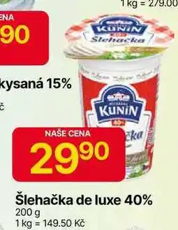 Hruška Kunín Šlehačka de luxe 40% 200 g nabídka