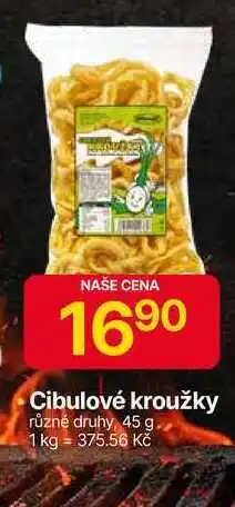 Hruška Cibulové kroužky různé druhy, 45 g nabídka