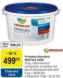 Tesco Primalex Standard Malíský nátěr, 15 kg nabídka
