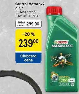 Tesco Castrol Motorový olej, 1 l, Magnatec 10W-40 A3/B4 nabídka