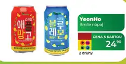 Tamda Foods YeonHo Smile nápoj nabídka