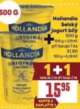 Billa Hollandia Selský jogurt bílý nabídka