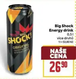 Billa Big Shock Energy drink nabídka
