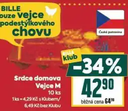 Billa Srdce domova Vejce M nabídka