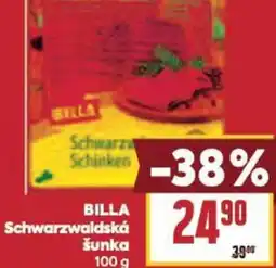 Billa BILLA Schwarzwaldská šunka nabídka