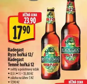 Albert Radegast Ryze hořká 12/ Radegast Temně hořká 12 nabídka