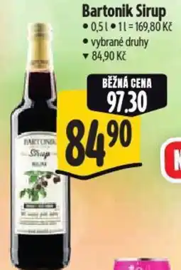 Albert Bartonik Sirup nabídka