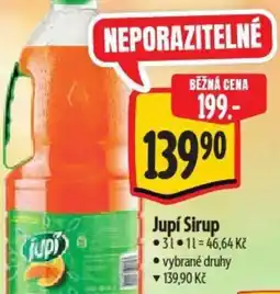 Albert Jupí Sirup nabídka