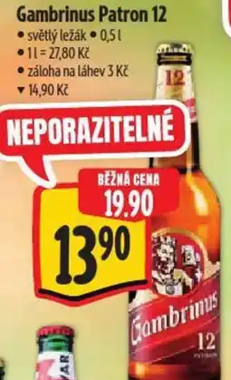 Albert Gambrinus Patron 12 nabídka