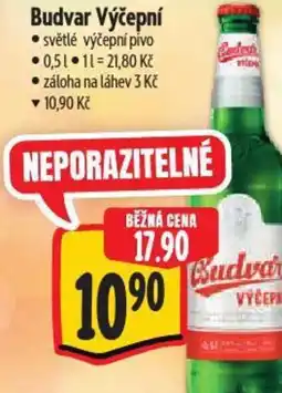 Albert Budvar Výčepní nabídka