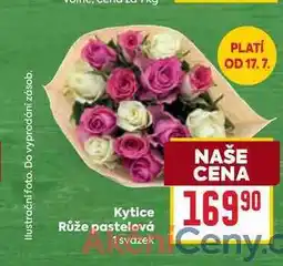 Billa Kytice Růže pastelová 1 svazek nabídka