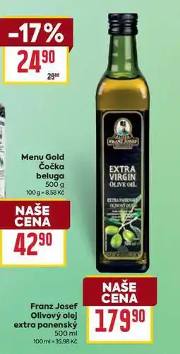 Billa Franz Josef Olivový olej extra panenský 500 ml nabídka