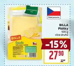 Billa BILLA Plátky 100g nabídka