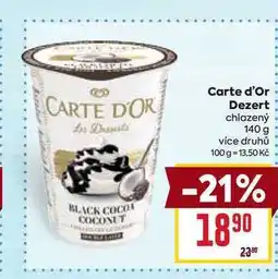 Billa Carte d'Or Dezert chlazený 140 g nabídka