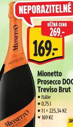 Albert Mionetto Prosecco DOC Treviso Brut nabídka