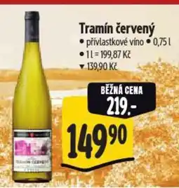Albert Tramín červený nabídka