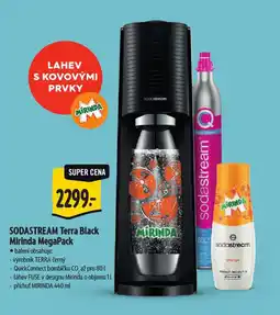 Albert SODASTREAM Terra Black Mirinda MegaPack nabídka