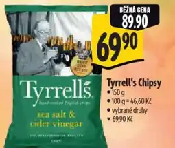 Albert Tyrrell's Chipsy nabídka