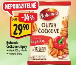 Albert Bohemia Čočkové chipsy nabídka