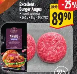 Albert Excellent Burger Angus nabídka