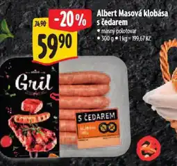 Albert Albert Masová klobása s čedarem nabídka