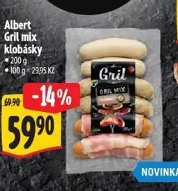 Albert Albert Gril mix klobásky nabídka