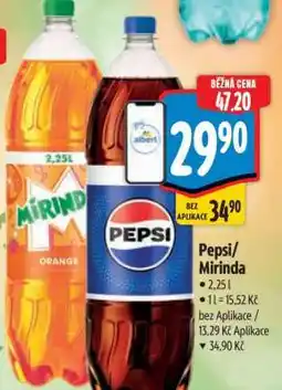 Albert Pepsi, Mirinda nabídka