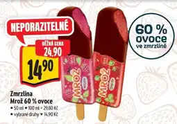 Albert Zmrzlina Mrož 60 % ovoce nabídka