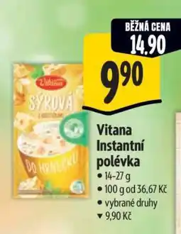 Albert Vitana Instantní polévka nabídka