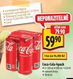 Albert Coca-Cola 4pack nabídka