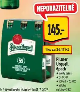 Albert Pilsner Urquell 6pack nabídka