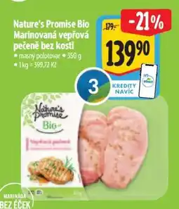 Albert Nature's Promise Bio Marinovaná vepřová pečeně bez kosti nabídka