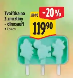 Albert Tvořítka na 3 zmrzliny - dinosauři nabídka