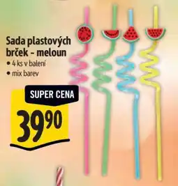 Albert Sada plastových brček – meloun nabídka