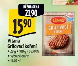 Albert Vitana Grilovací koření nabídka