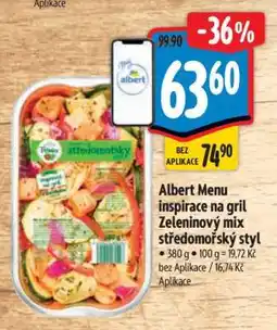 Albert Albert Menu inspirace na gril Zeleninový mix středomořský styl nabídka