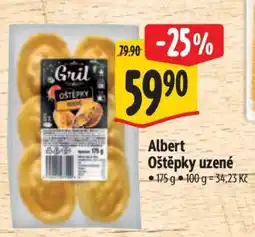 Albert Albert Oštěpky uzené nabídka