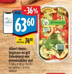 Albert Albert Menu inspirace na gril Zeleninový mix provensálský styl nabídka