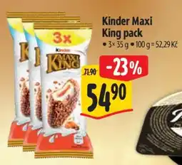 Albert Kinder Maxi King pack nabídka