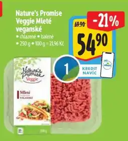 Albert Nature's Promise Veggie Mleté veganské nabídka