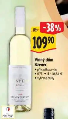 Albert Vinný dům Bzenec nabídka