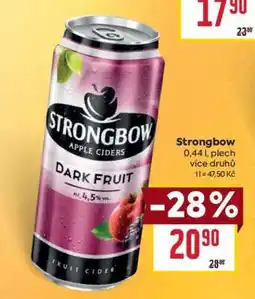 Billa Strongbow Dark Fruit nabídka