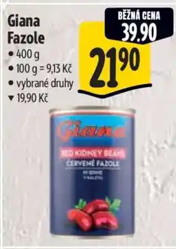 Albert Giana fazole nabídka