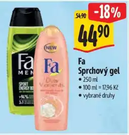 Albert Fa sprchový gel nabídka