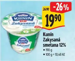 Albert Kunín Zakysaná smetana 12 nabídka
