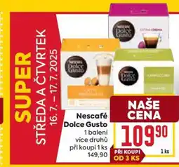 Billa Nescafé Dolce Gusto nabídka